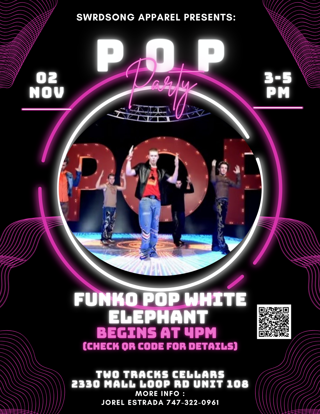 SWRDSONG Apparel Funko Pop White Elephant